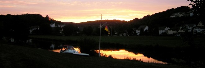 Abendstimmung an der Lahn